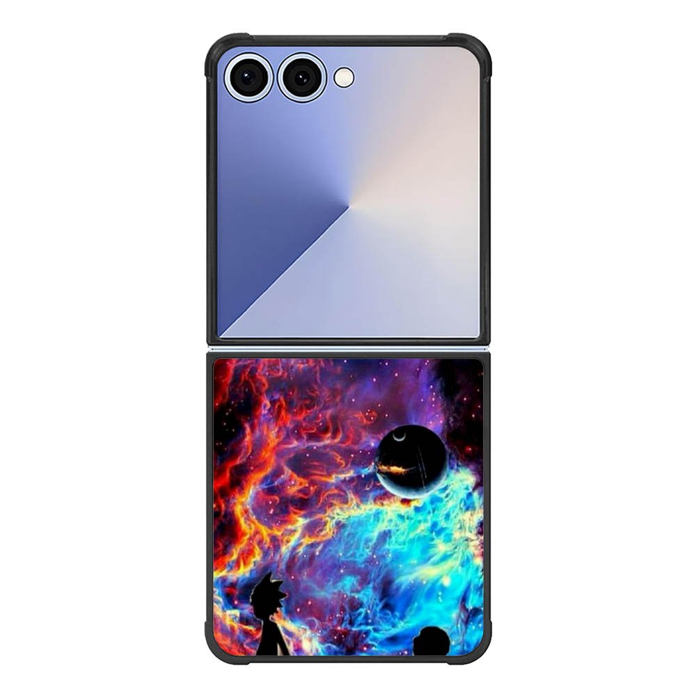 Rick And Morty Flat Samsung Galaxy Z Flip 7 5G Case