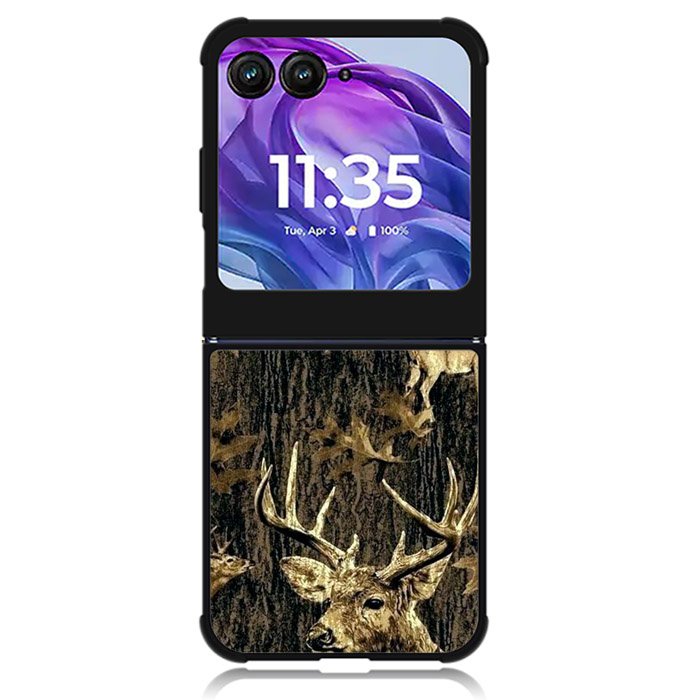 Deer Hunting Camo Motorola Moto Razr Plus 2024 , Moto Razr+ 2024 Case