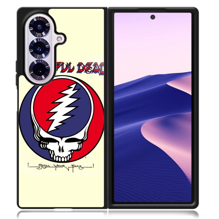 Grateful Dead I Steal Your Face Samsung Galaxy Z Fold 7 Case DC0722