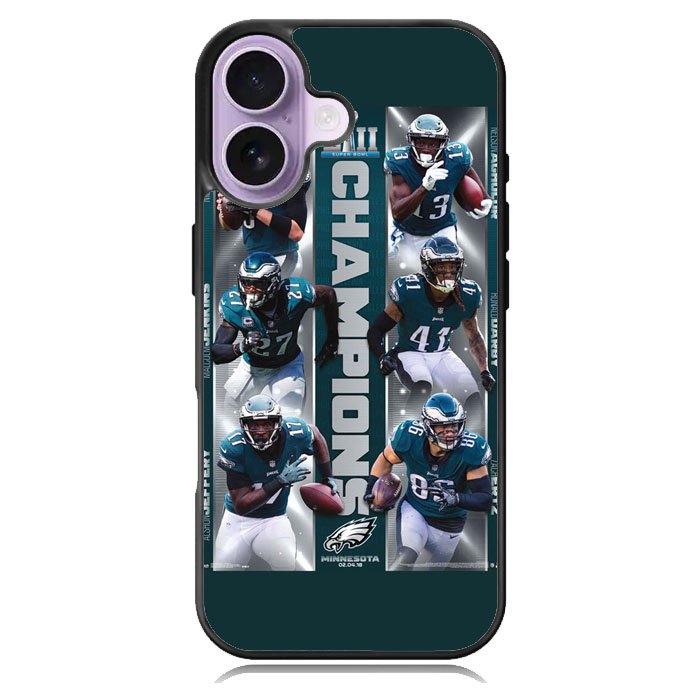 Philadelphia Eagles Super Bowl iPhone 16 Case DC1419