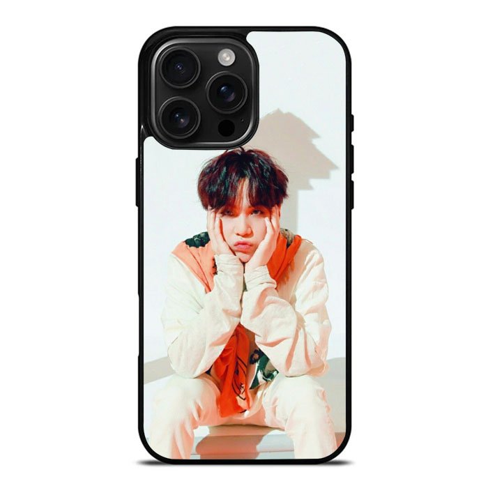 BTS Suga Wallpaper iPhone 16 Pro Max Case DC0260