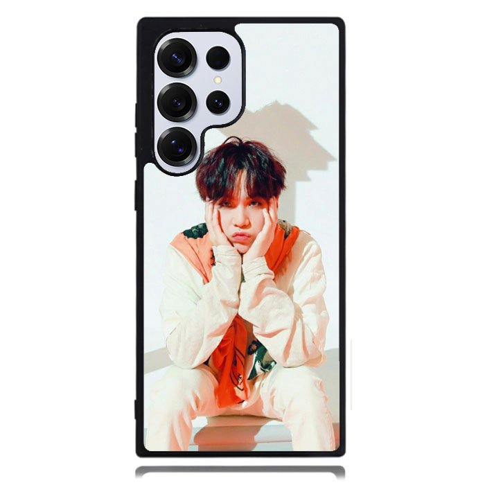 BTS Suga Wallpaper Samsung Galaxy S24 Ultra Case DC0260