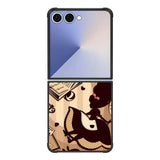 Alice in Wonderland Brown Samsung Galaxy Z Flip 7 5G Case
