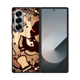 Alice in Wonderland Brown Samsung Galaxy Z Fold 7 5G Case