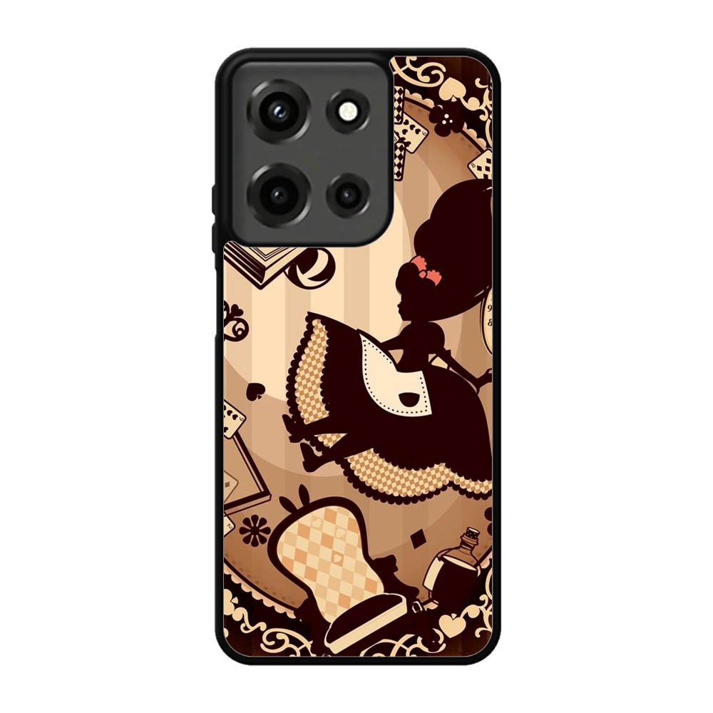 Alice in Wonderland Brown Motorola Moto G 5G 2025 Case DC1375
