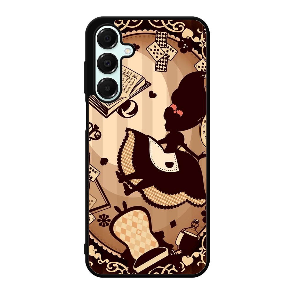 Alice in Wonderland Brown Samsung Galaxy A16 Case DC1375