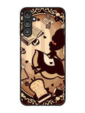 Alice in Wonderland Brown Samsung Galaxy A14 5G Case