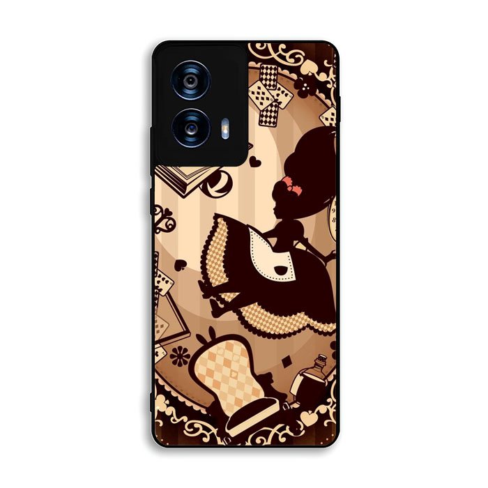 Alice in Wonderland Brown Motorola Moto G Power 5G 2024 Case DC2112