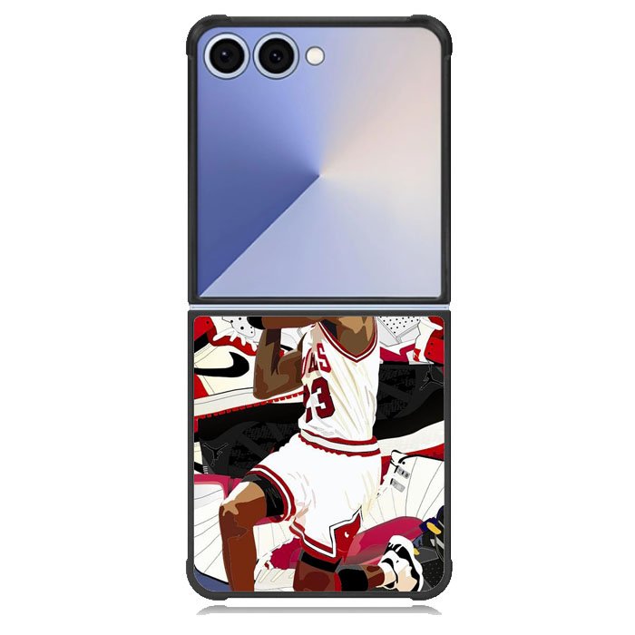 Michael Jordan 23 Samsung Galaxy Z Flip 7 Case DC1142