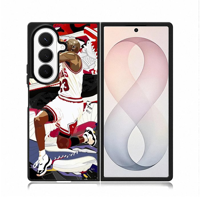 Michael Jordan 23 Samsung Galaxy Z Fold 8 Ultra Case DC1142