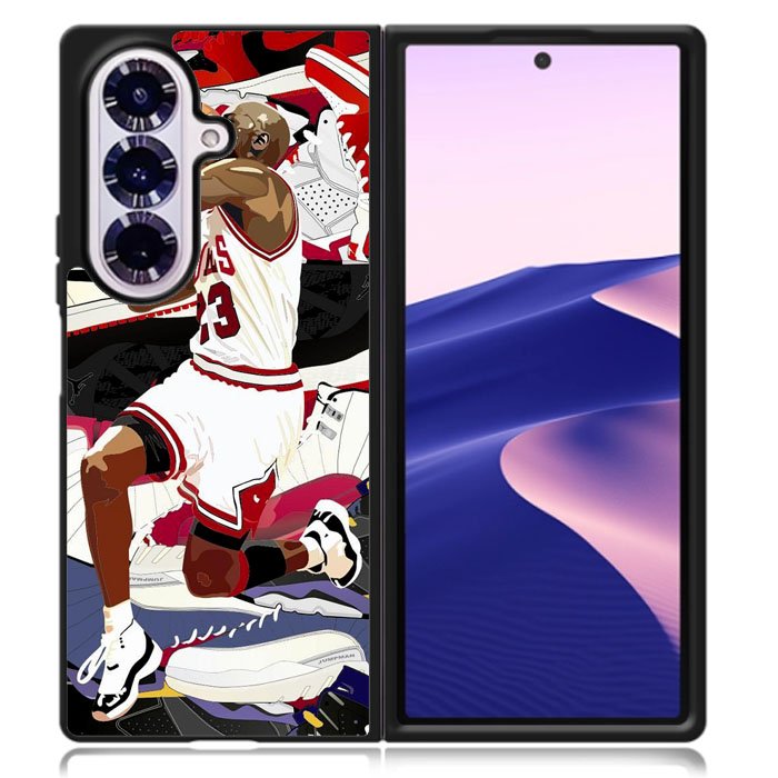 Michael Jordan 23 Samsung Galaxy Z Fold 7 Case DC1142