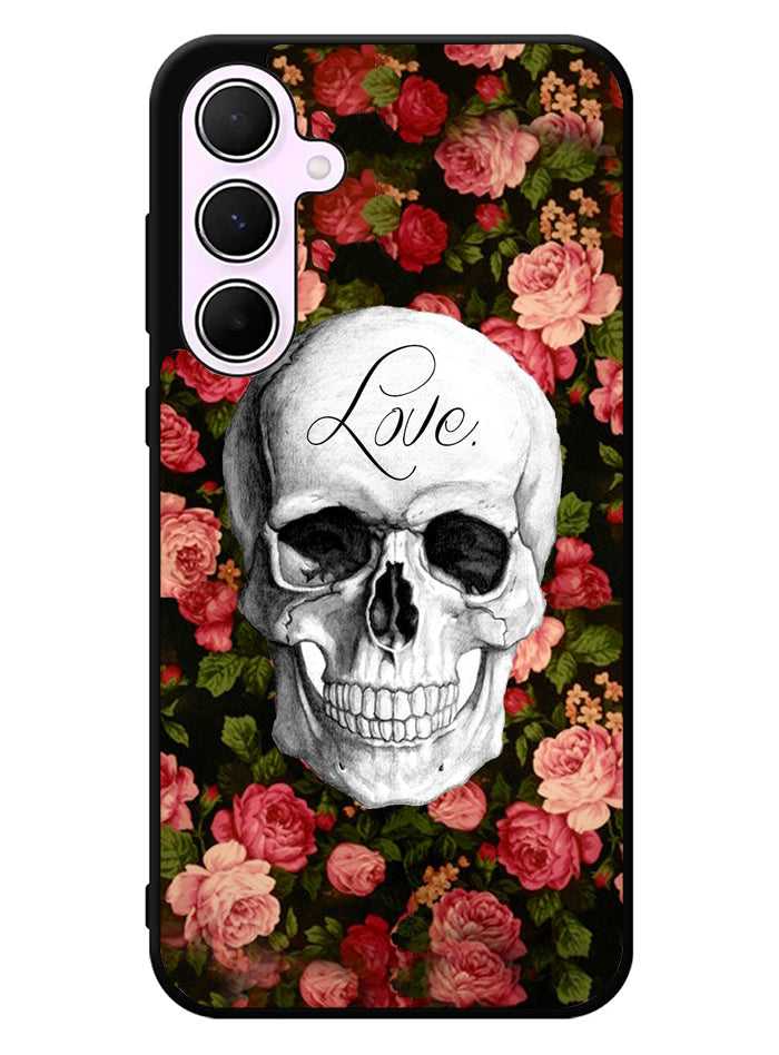 Rose Skull Samsung Galaxy A35 5G Case