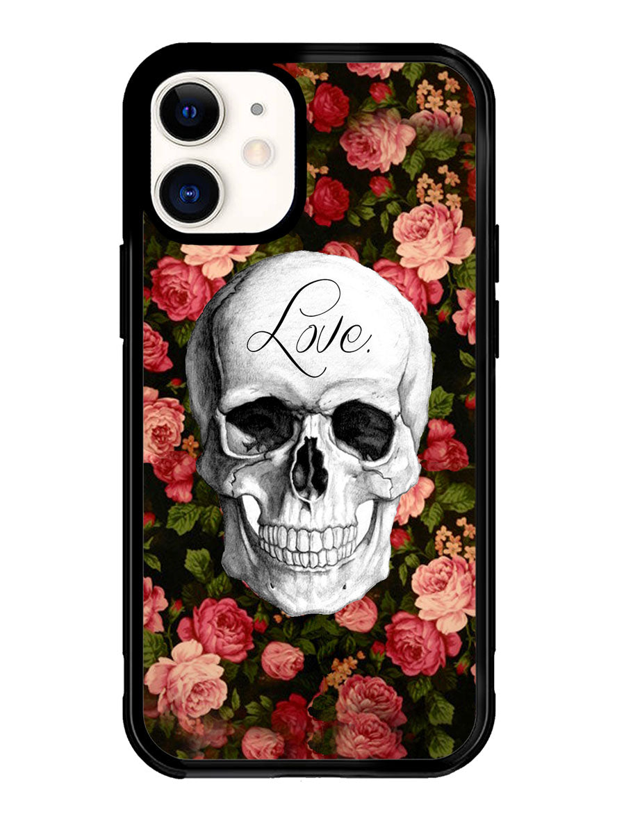 Rose Skull iPhone 12 Case