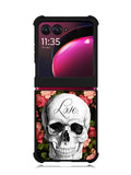 Rose Skull Motorola Moto Razr Plus 2023 , Moto Razr+ 2023 Case