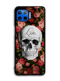 Rose Skull Motorola Moto One 5G Case , Moto One 5G UW Case , Moto G 5G Plus Case