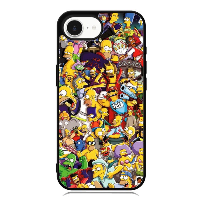 The Simpsons Collage Case iPhone 16e Case DC1878