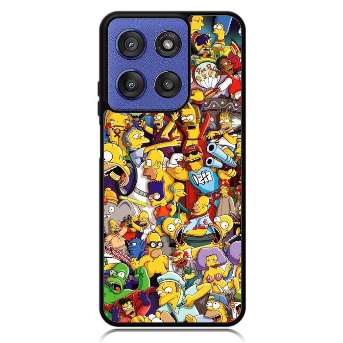 The Simpsons Collage Case Motorola Moto G Stylus 5G 2025 DC1878