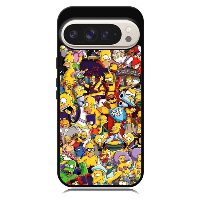 The Simpsons Collage Case Google Pixel 10 Pro XL Case DC1878