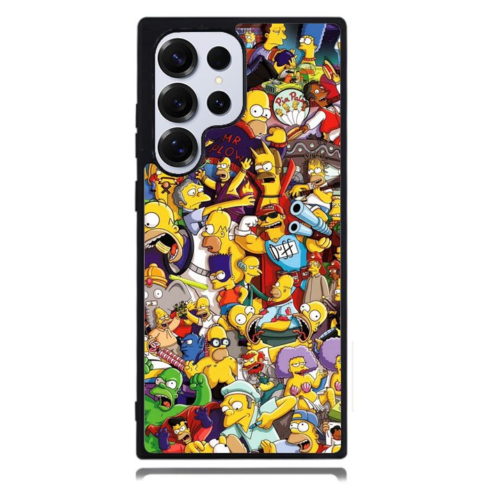 The Simpsons Collage Case Samsung Galaxy S25 Ultra Case DC1878