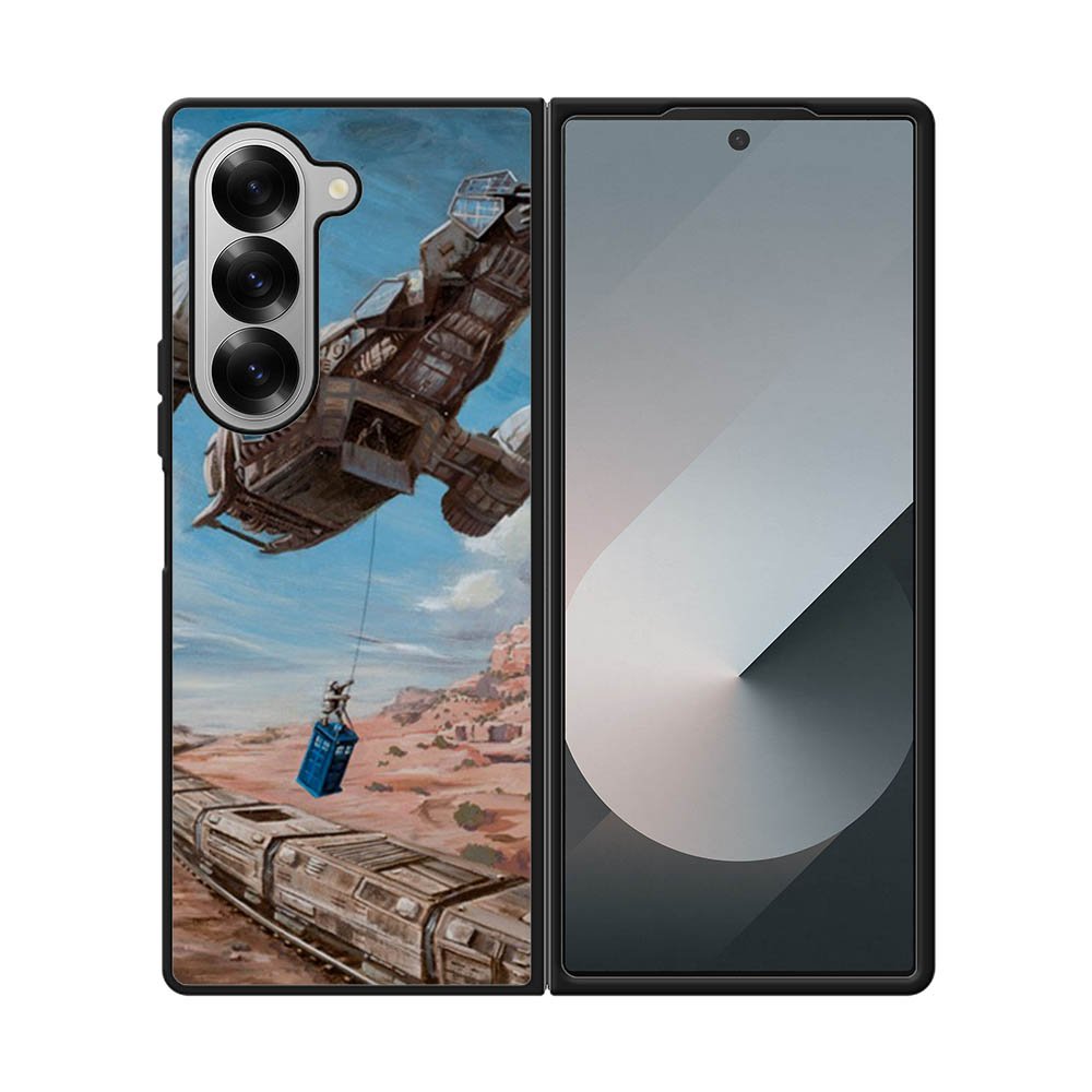 Time Job Firefly Tardis Doctor Who Samsung Galaxy Z Fold 7 5G Case
