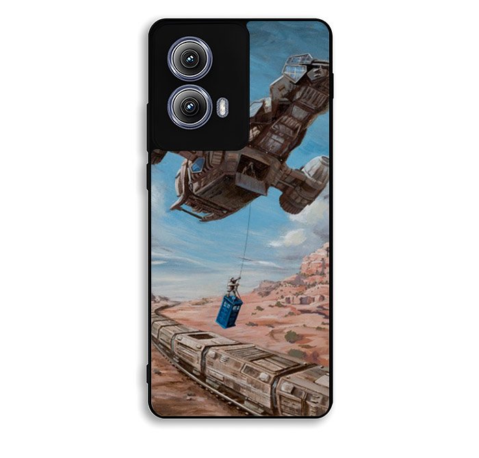 Time Job Firefly Tardis Doctor Who Motorola Moto Edge 2024 Case DC2474