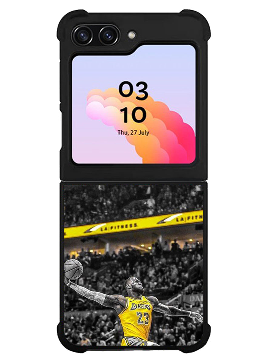 La Lakers Slam Dunk Samsung Galaxy Z Flip 5 5G 2023 Case