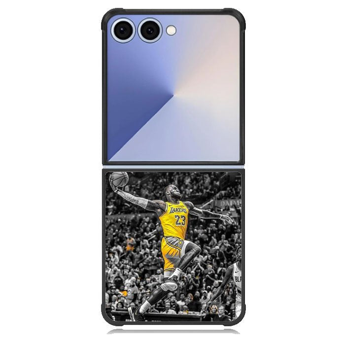 La Lakers Slam Dunk Samsung Galaxy Z Flip 7 Case DC1003