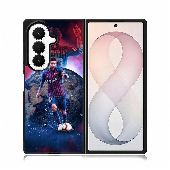 Leo Messi From Other Planet Samsung Galaxy Z Fold 8 Ultra Case