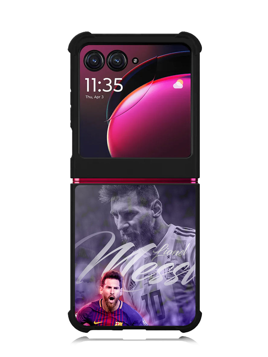 Lionel Messi Barcelona Motorola Moto Razr Plus 2023 , Moto Razr+ 2023 Case