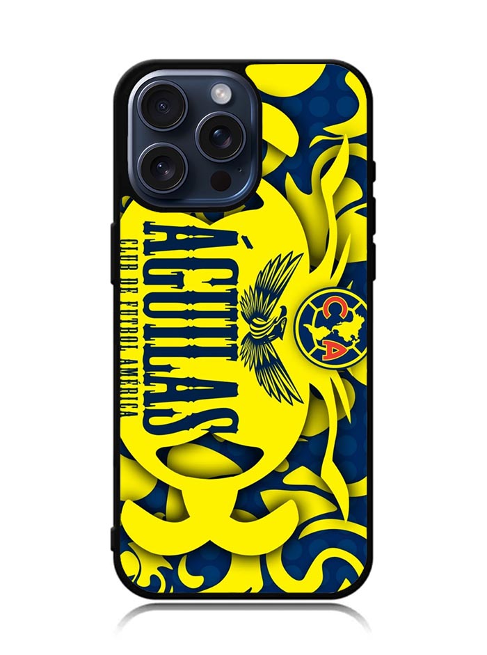 Aguilas Club America Futbol iPhone 15 Pro Max Case BLN7548
