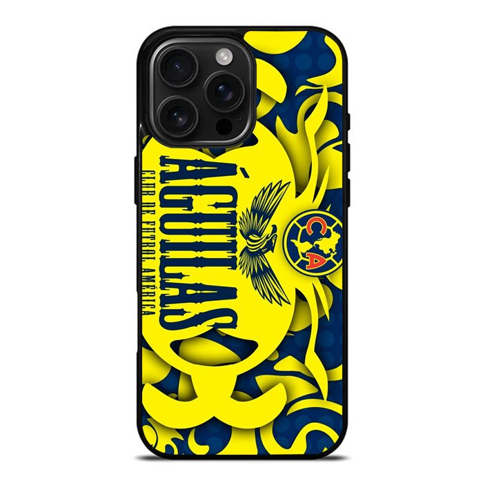 Aguilas Club America Futbol iPhone 16 Pro Max Case DC0027