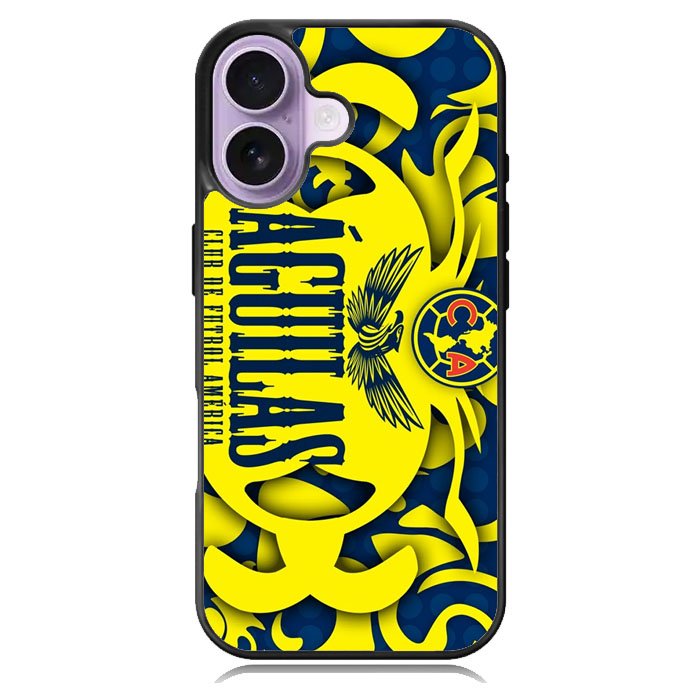 Aguilas Club America Futbol iPhone 16 Plus Case DC0027