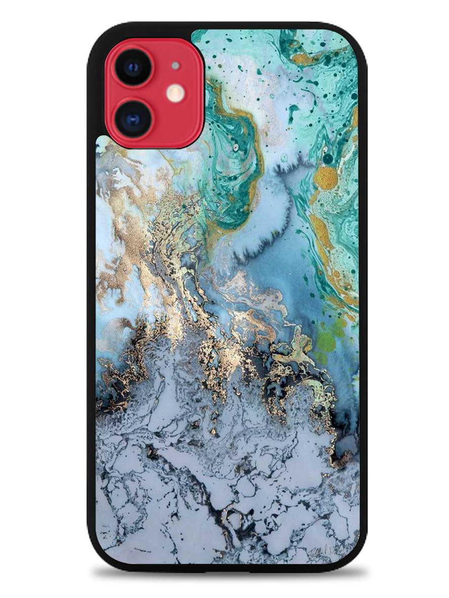 Marble Blue iPhone 11 Case