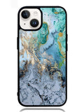 Marble Blue iPhone 14 Plus Case