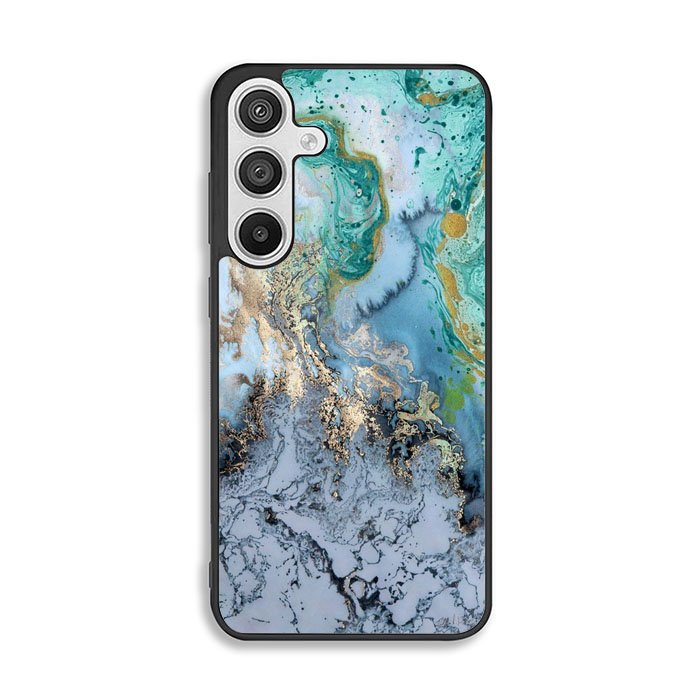 Marble Blue Samsung Galaxy A26 Case DC6752