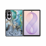 Marble Blue Samsung Galaxy Z Fold 8 Case