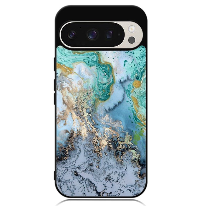 Marble Blue Google Pixel 9 Pro XL Case