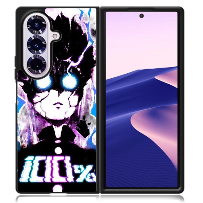 Mob Psycho Face Samsung Galaxy Z Fold 7 Case DC1201