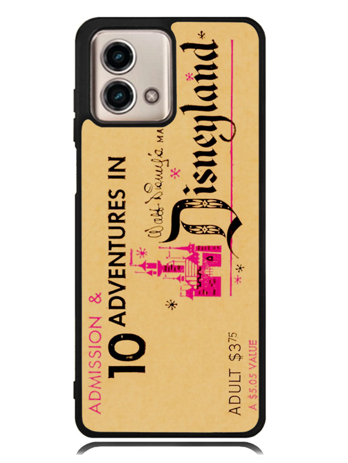 Vintage Disneyland Ticket Motorola Moto G Stylus 5G 2023 Case