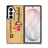 Vintage Disneyland Ticket Samsung Galaxy Z Fold 8 Ultra Case