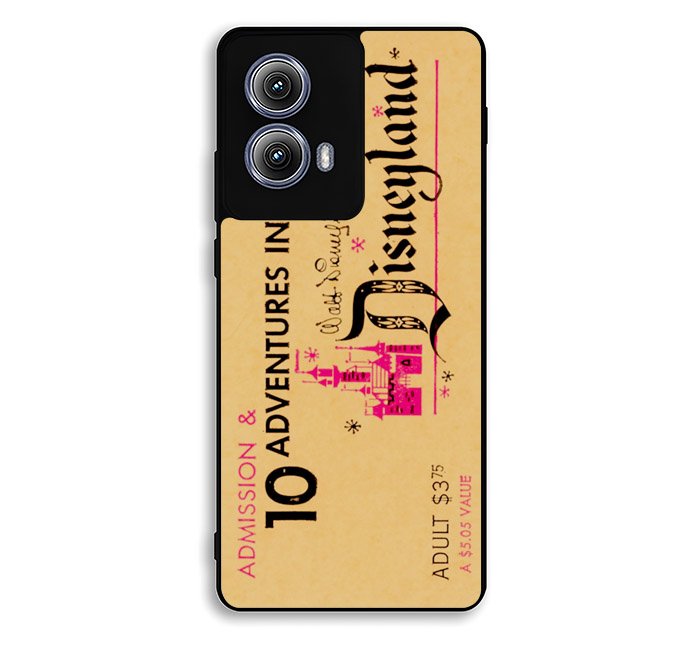 Vintage Disneyland Ticket Motorola Moto Edge 2024 Case DC2498