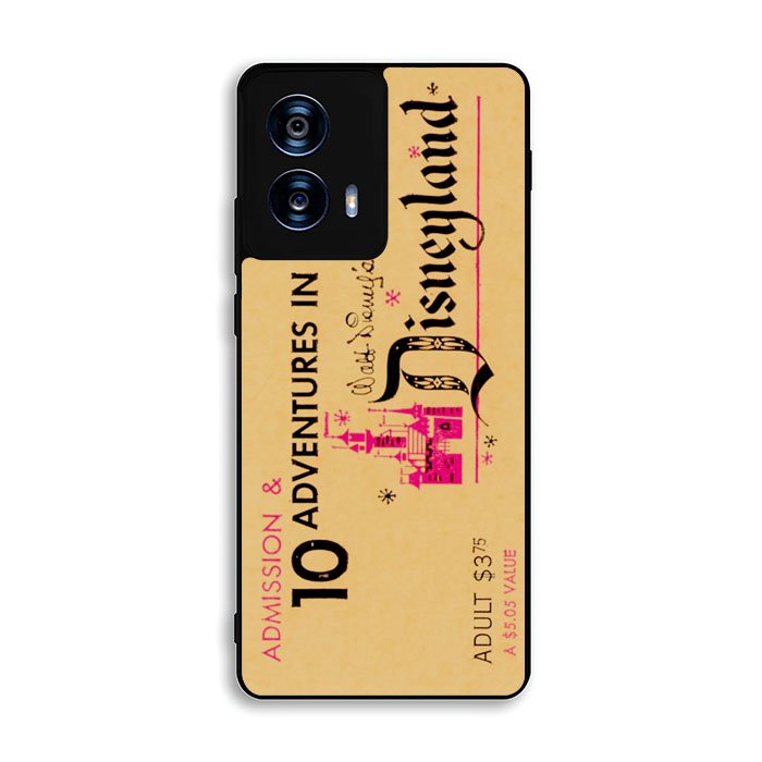 Vintage Disneyland Ticket Motorola Moto G Power 5G 2024 Case DC2498
