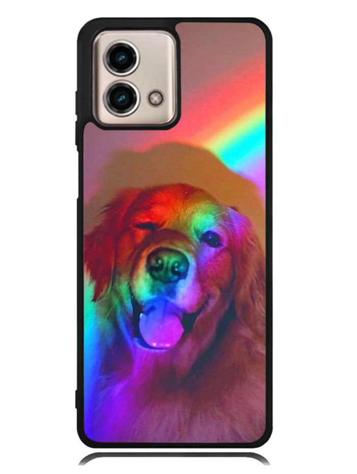 Dog Rainbow Light Motorola Moto G Stylus 5G 2023 Case