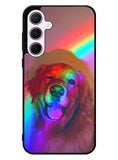Dog Rainbow Light Samsung Galaxy A35 5G Case