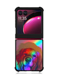 Dog Rainbow Light Motorola Moto Razr Plus 2023 , Moto Razr+ 2023 Case