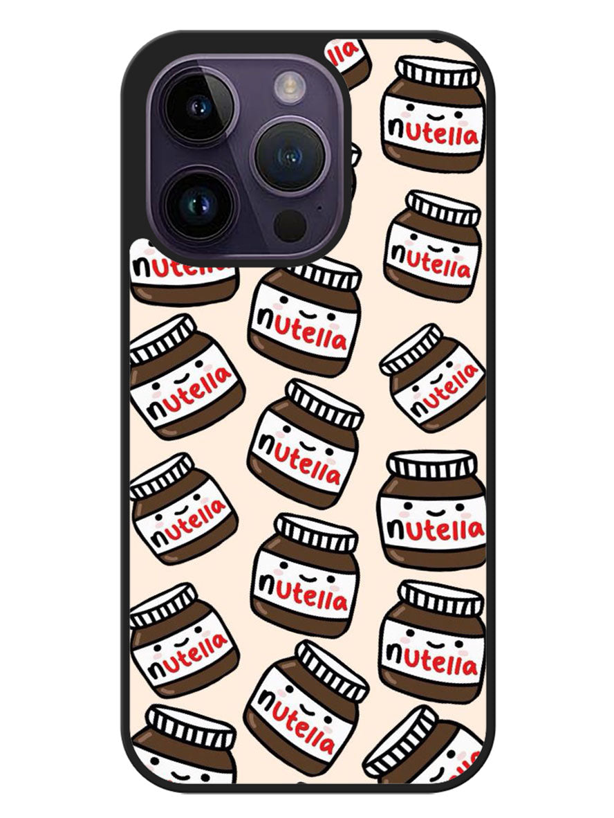 Nutella Pattern iPhone 14 Pro Case