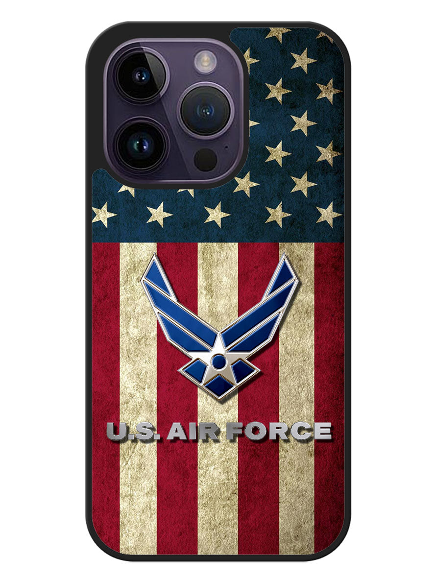 Us Air Force Military Usa Flag iPhone 14 Pro Case BLN6585