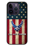Us Air Force Military Usa Flag iPhone 14 Pro Case BLN6585