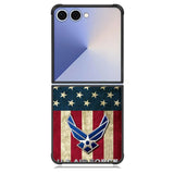 Us Air Force Military Usa Flag Samsung Galaxy Z Flip 7 Case DC1931
