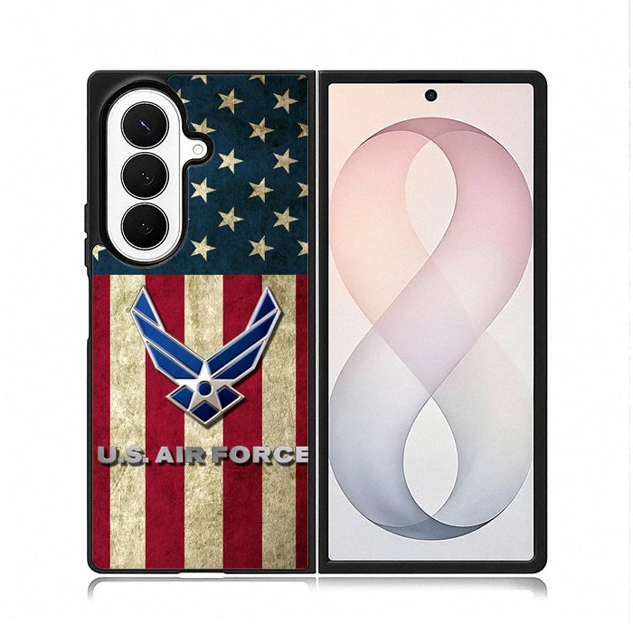 Us Air Force Military Usa Flag Samsung Galaxy Z Fold 8 Ultra Case DC1931